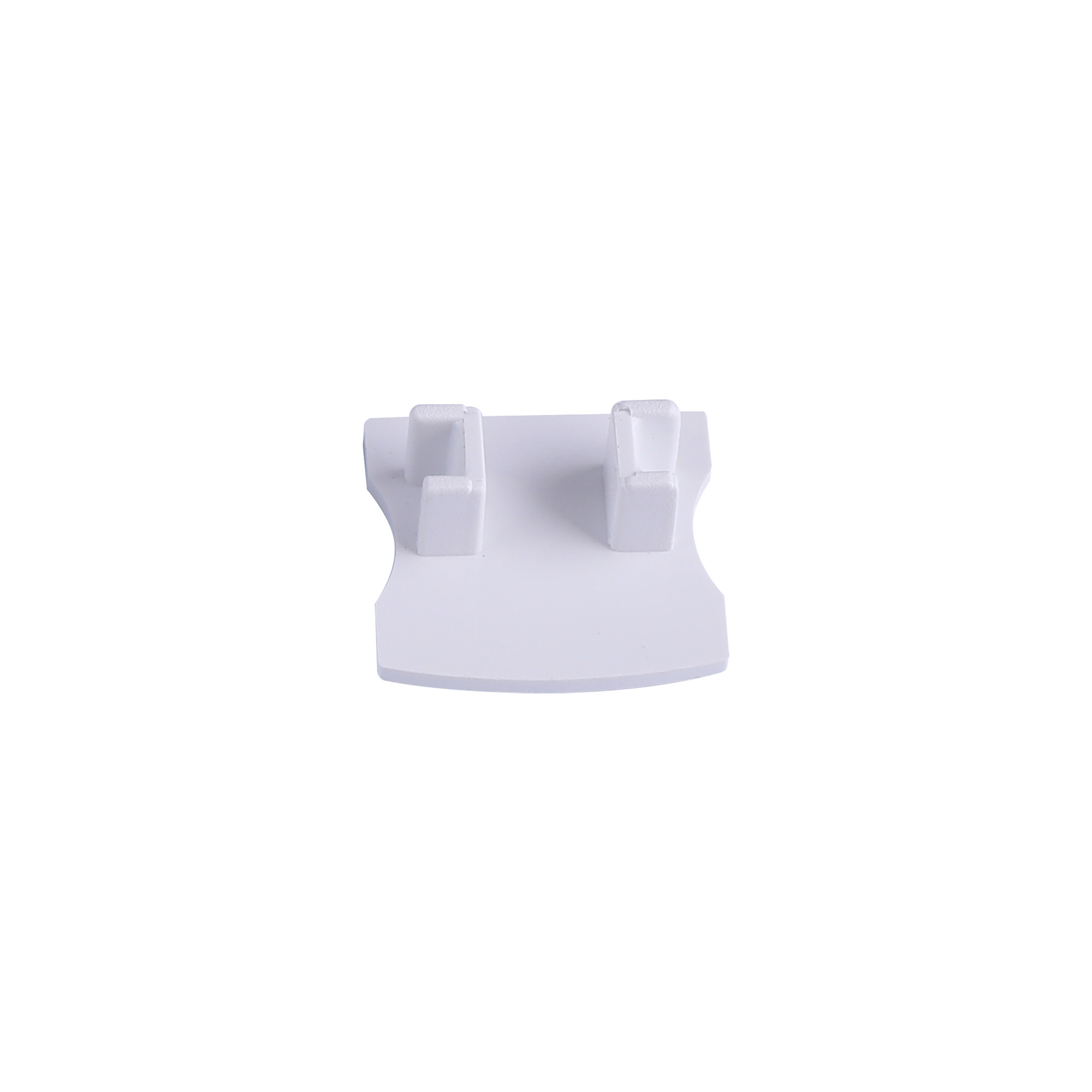 Tiras 17.3 x 15.7mm White Profile End Cap Without Hole (1pc) for M7392
